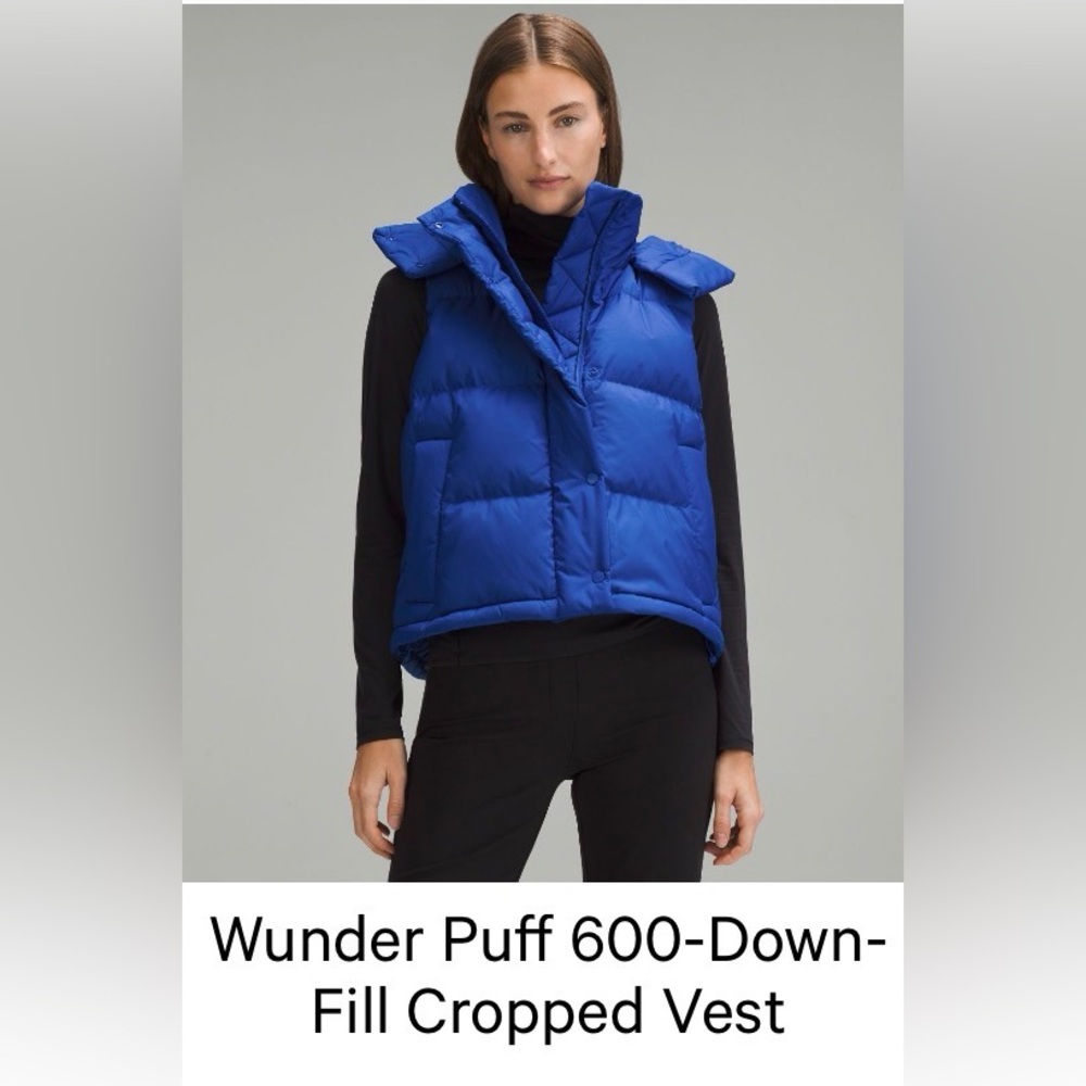 lululemon athletica Blue Wunder Puff Vest
